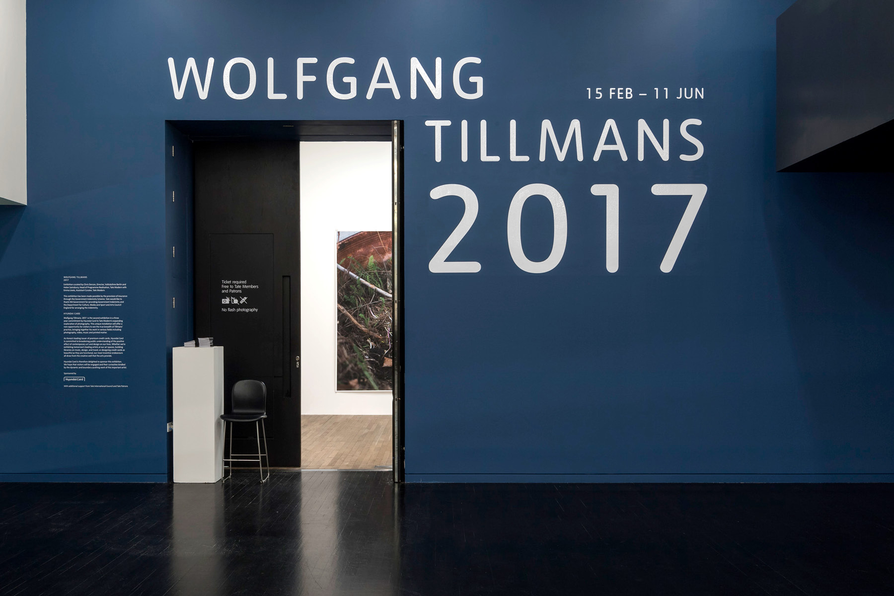 Wolfgang Tillmans, exhibition entrance graphics, Tate Modern, Nicholas Bennett, Graphic Design